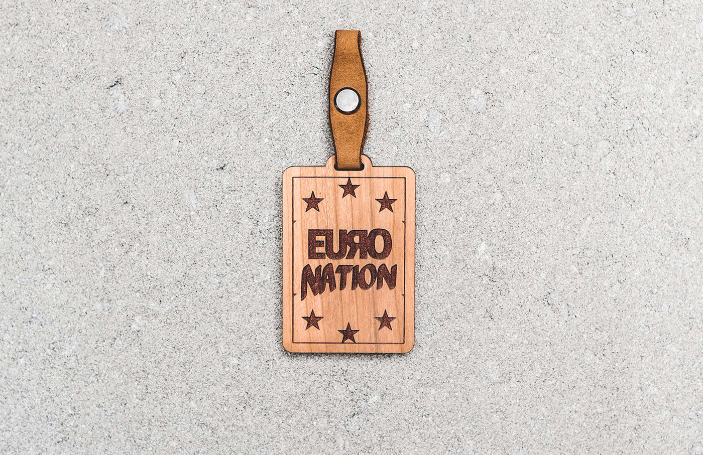 Euro Nation Keychain
