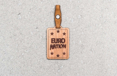 Euro Nation Keychain