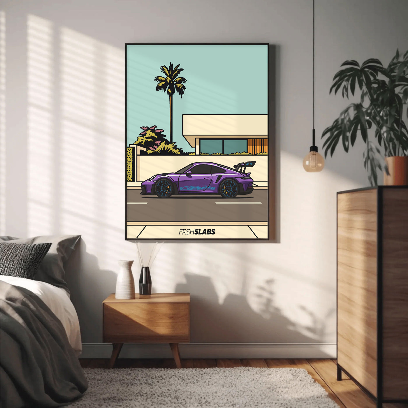 Your Car Poster - Tropical