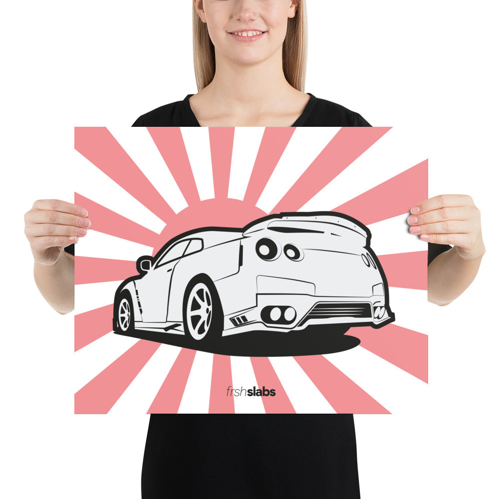 Your Car Poster - Rising Sun