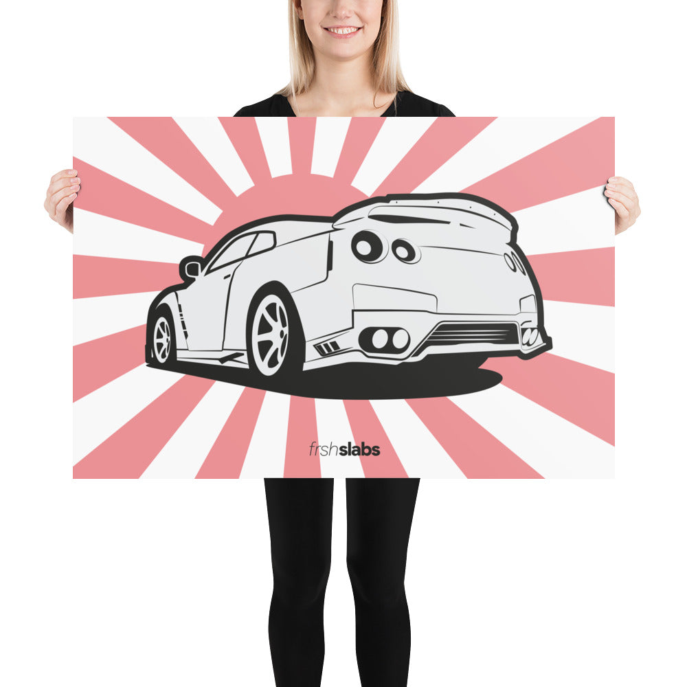 Your Car Poster - Rising Sun